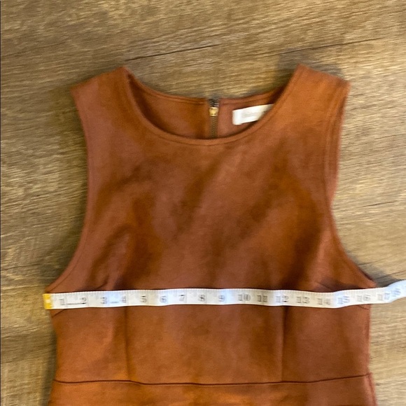 Bishop + Young Gemma Suede Dress in Tan Size L - Picture 5 of 8
